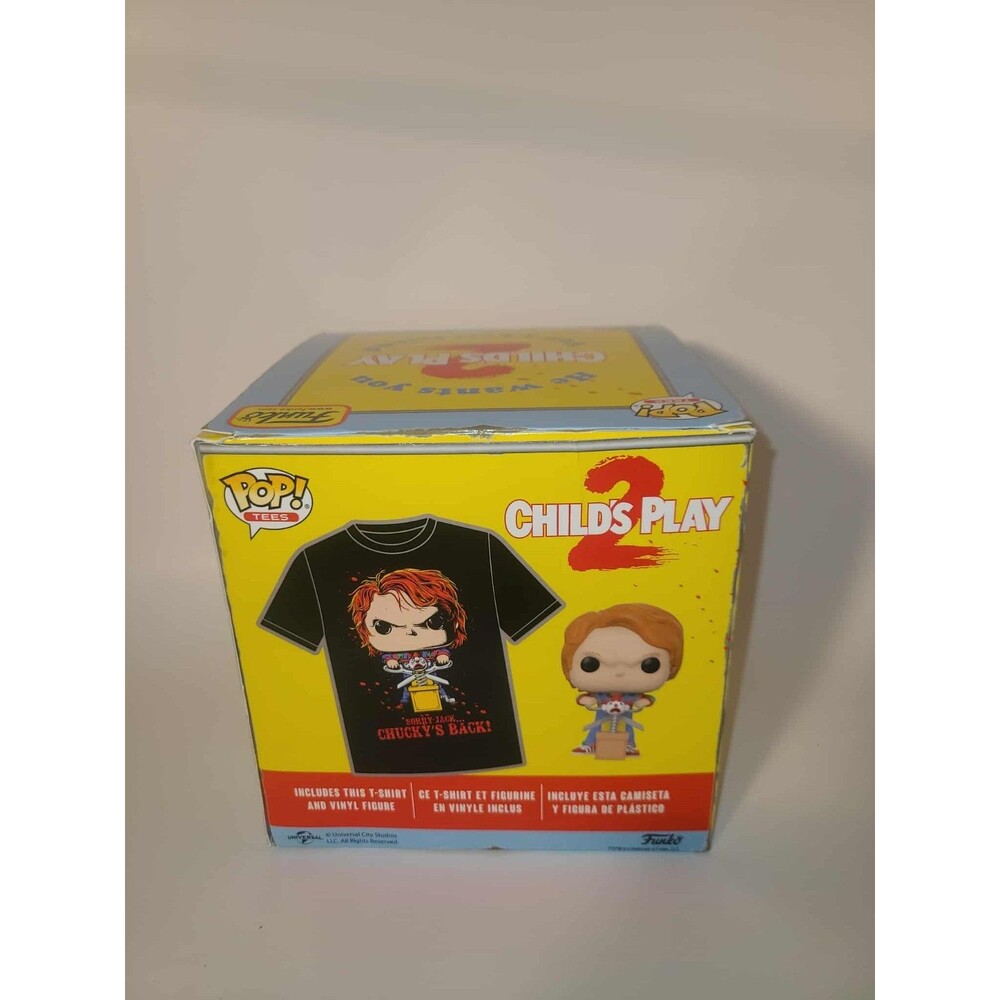 Funko Pop Child's Play 2 chucky Shirt & Figure FYE Exc L-XL Sealed LE 3000 RARE